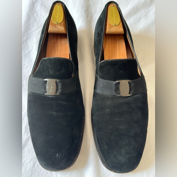 SALVATORE FERRAGAMO Velvet Dress Loafer main image 5